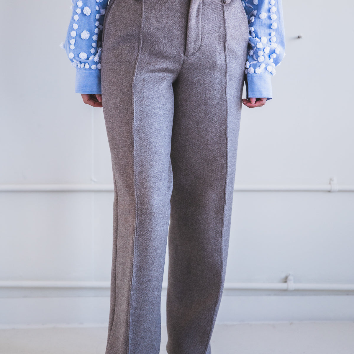 WINTER LAKE PANTS IN UNDYED GREY YAK — Shop Boswell