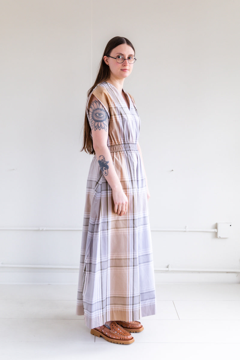 NESTOR DRESS IN SUMMER MADRAS CHECK