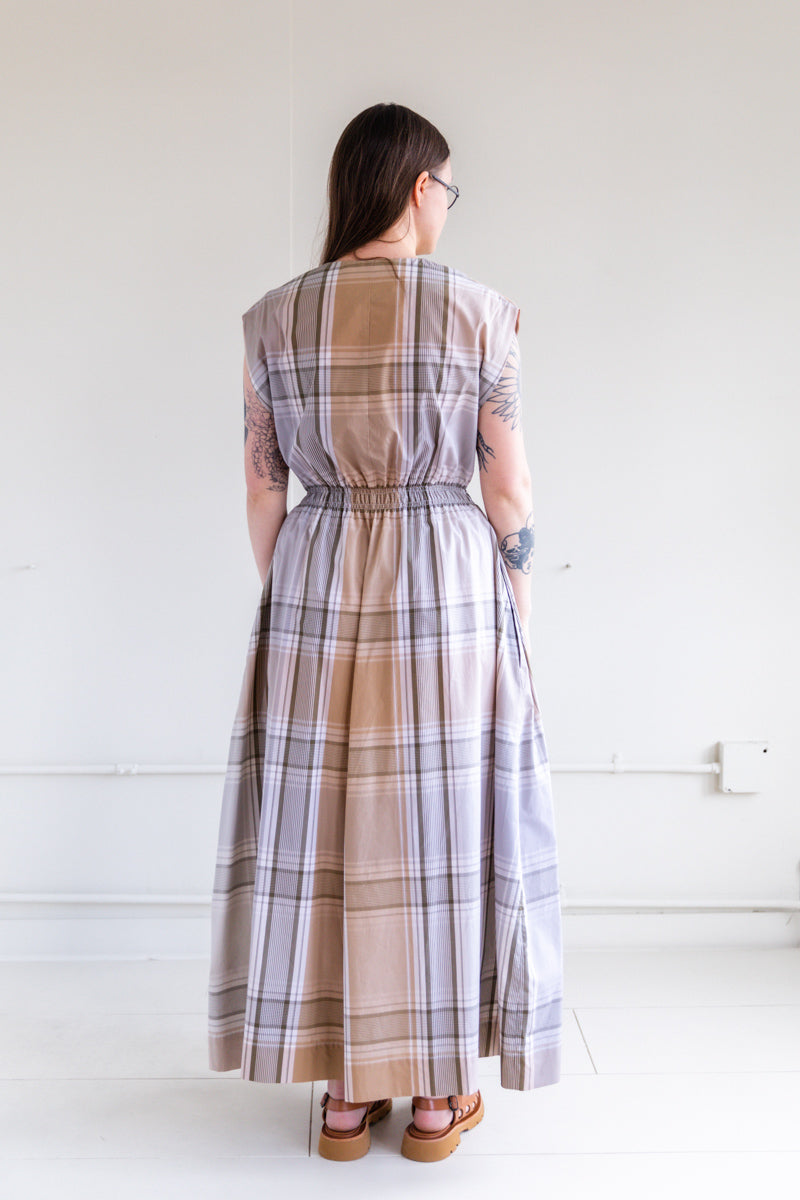 NESTOR DRESS IN SUMMER MADRAS CHECK