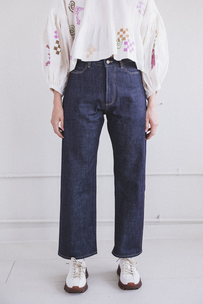 RUTHE SELVEDGE JEAN IN INDIGO — Shop Boswell